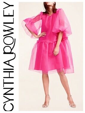Cynthia Rowley Tallulah Organza Party Dress Size S NWT